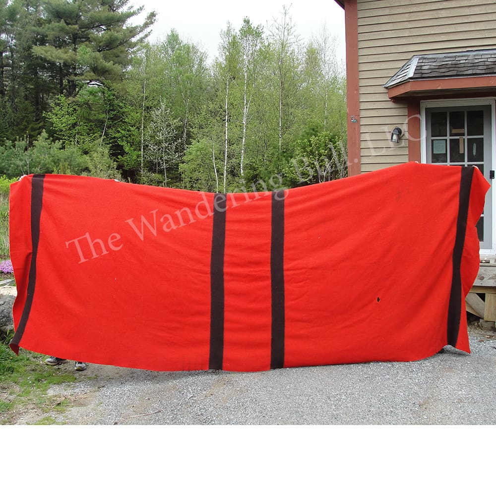 Red Wool Blanket - Double Sized Keewaydin