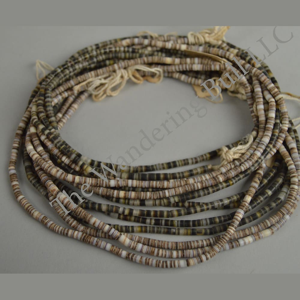 Heishi Shell Beads - Various Browns