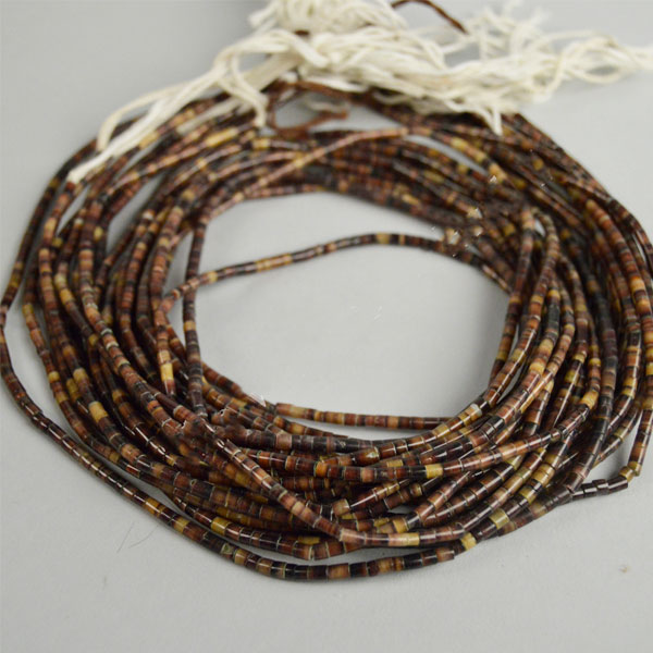 Heishi Shell Beads - Brown - 24" strand Heishi Shell Beads - Brown - 24" strand