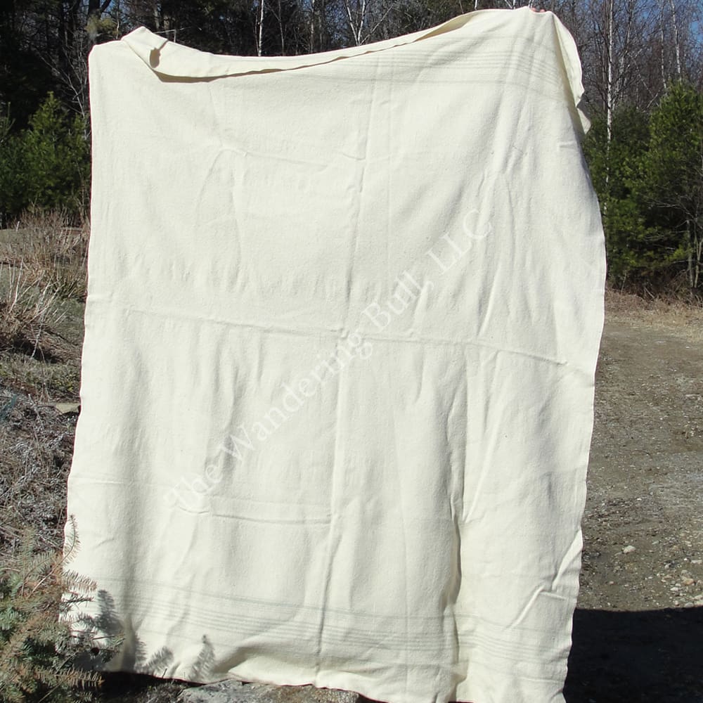 White wool blanket