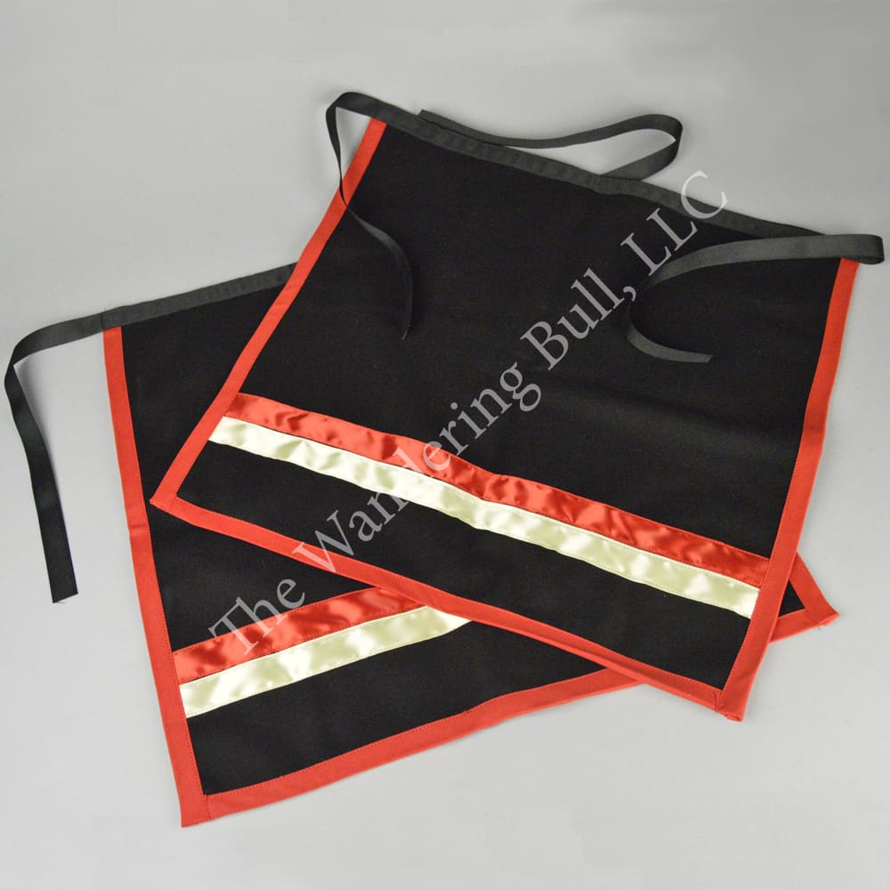 Aprons - Black/Red/Gold