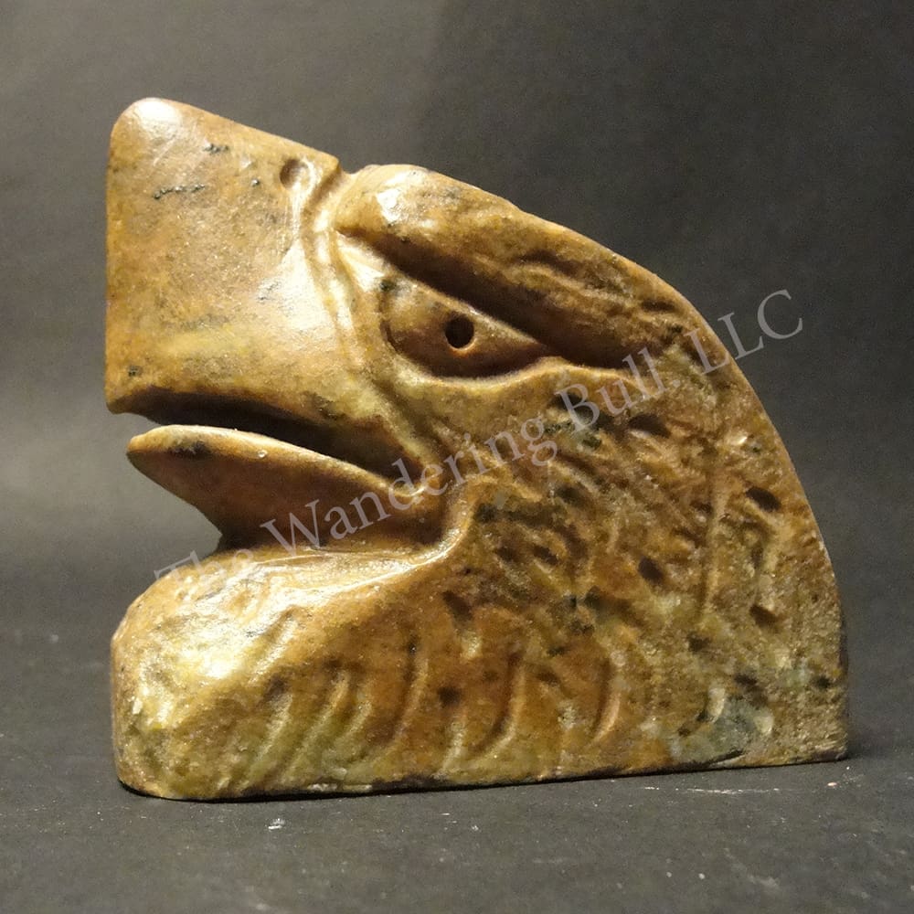 Carving – Soapstone Eagle Head