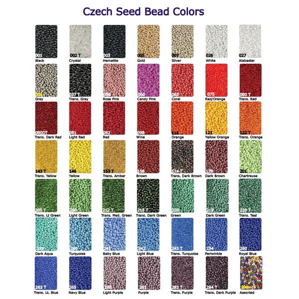 Glass Seed Beads Hanks 10/0 to 13/0