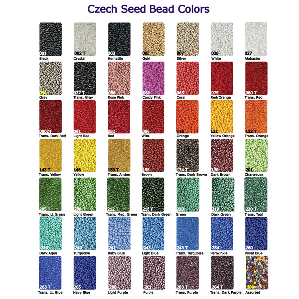 Glass Seed Beads Hanks 10/0 to 13/0