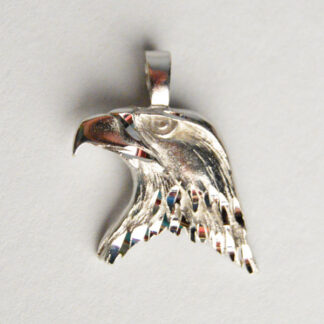 Base Metal Pendant - Fancy Eagle Head