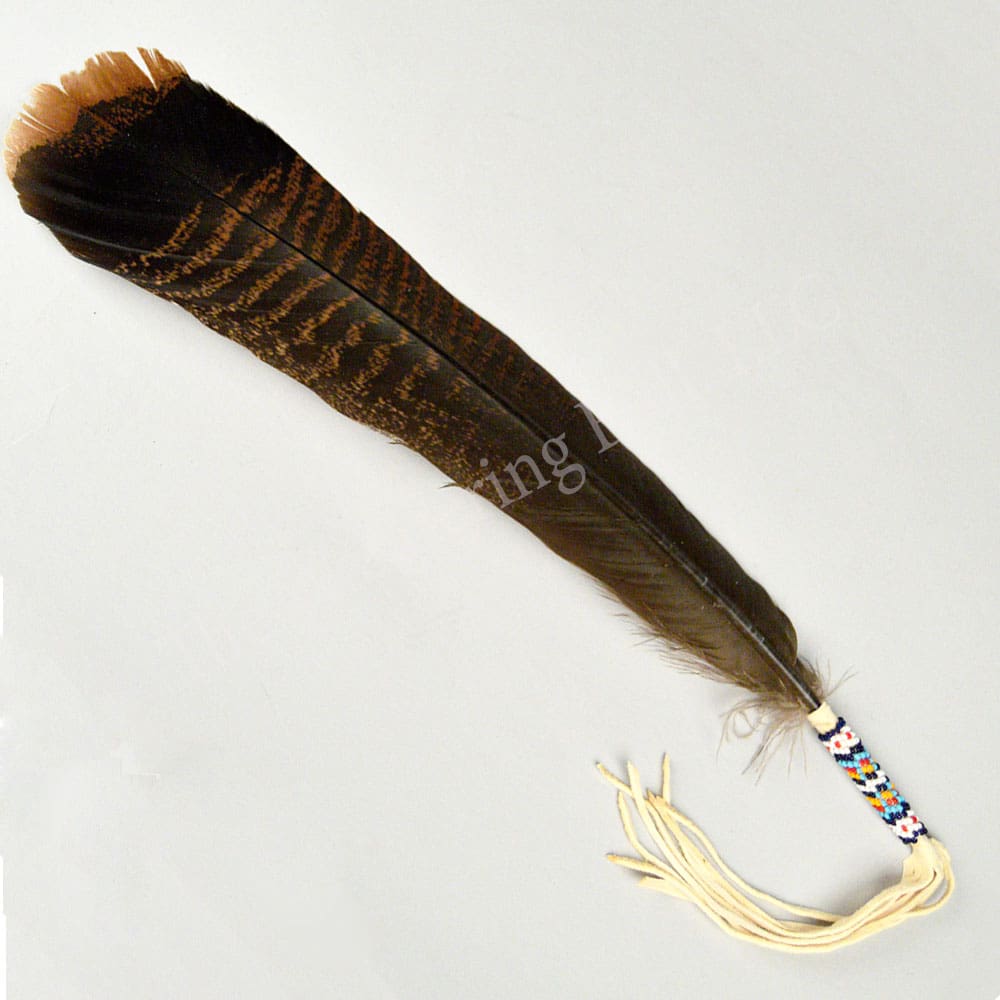 Smudge Feather – 10/0 Beaded Cuff
