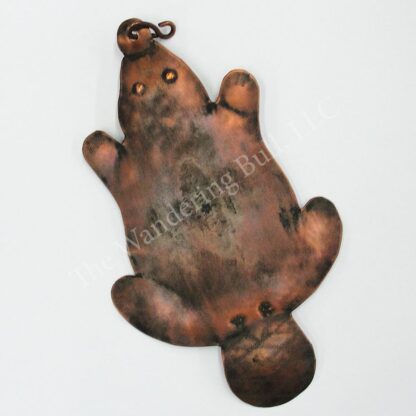 Pendant Stamped Copper Beaver