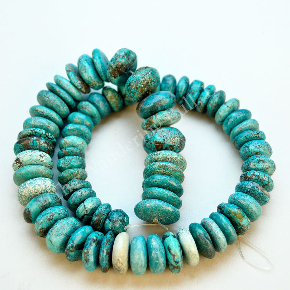 Raw Turquoise Beads - Wandering Bull Native American Shop