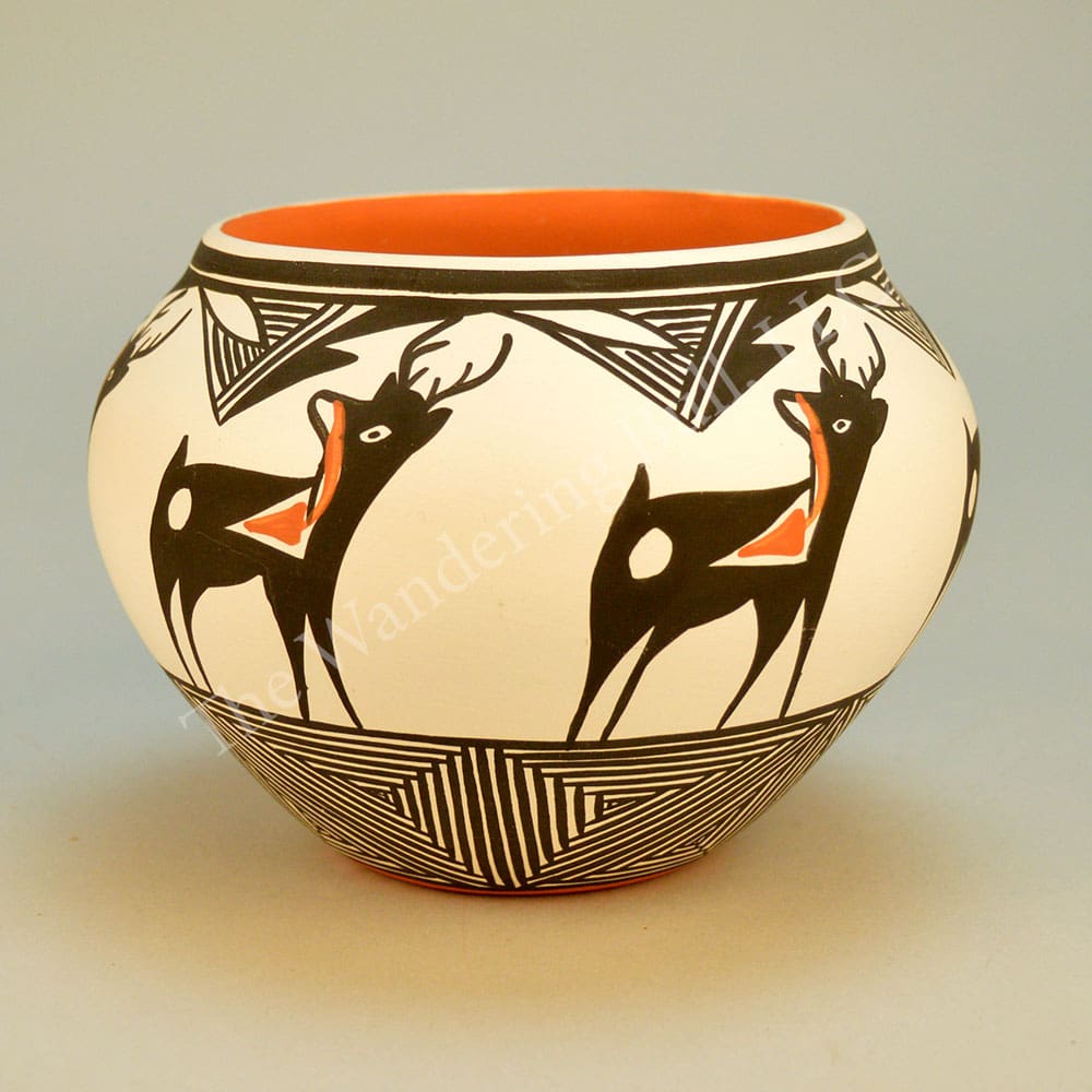 Pottery Jar - Elk Acoma