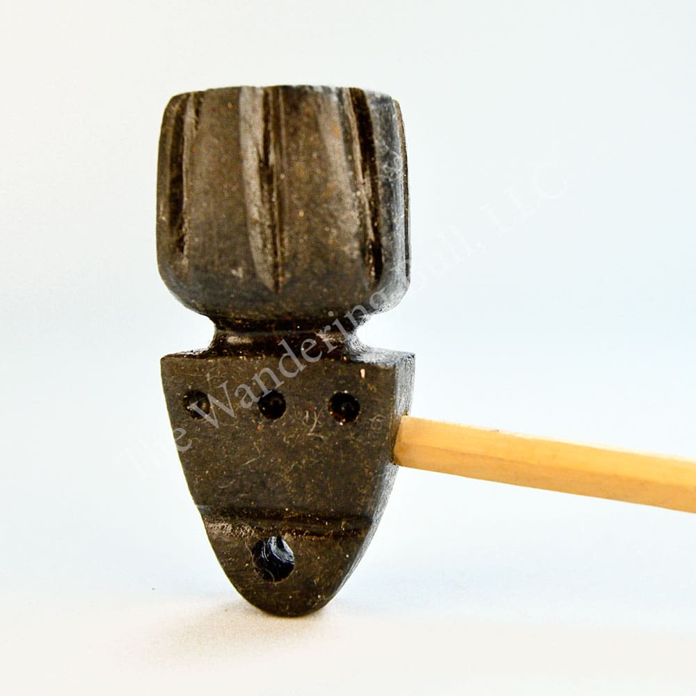 Micmac Keel Style Soapstone Pipe