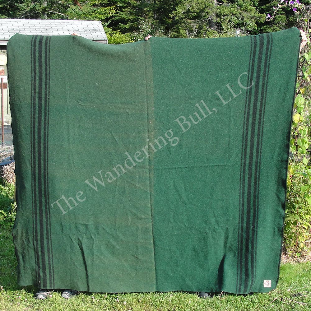 Wool Blanket – Forest Green Ayers