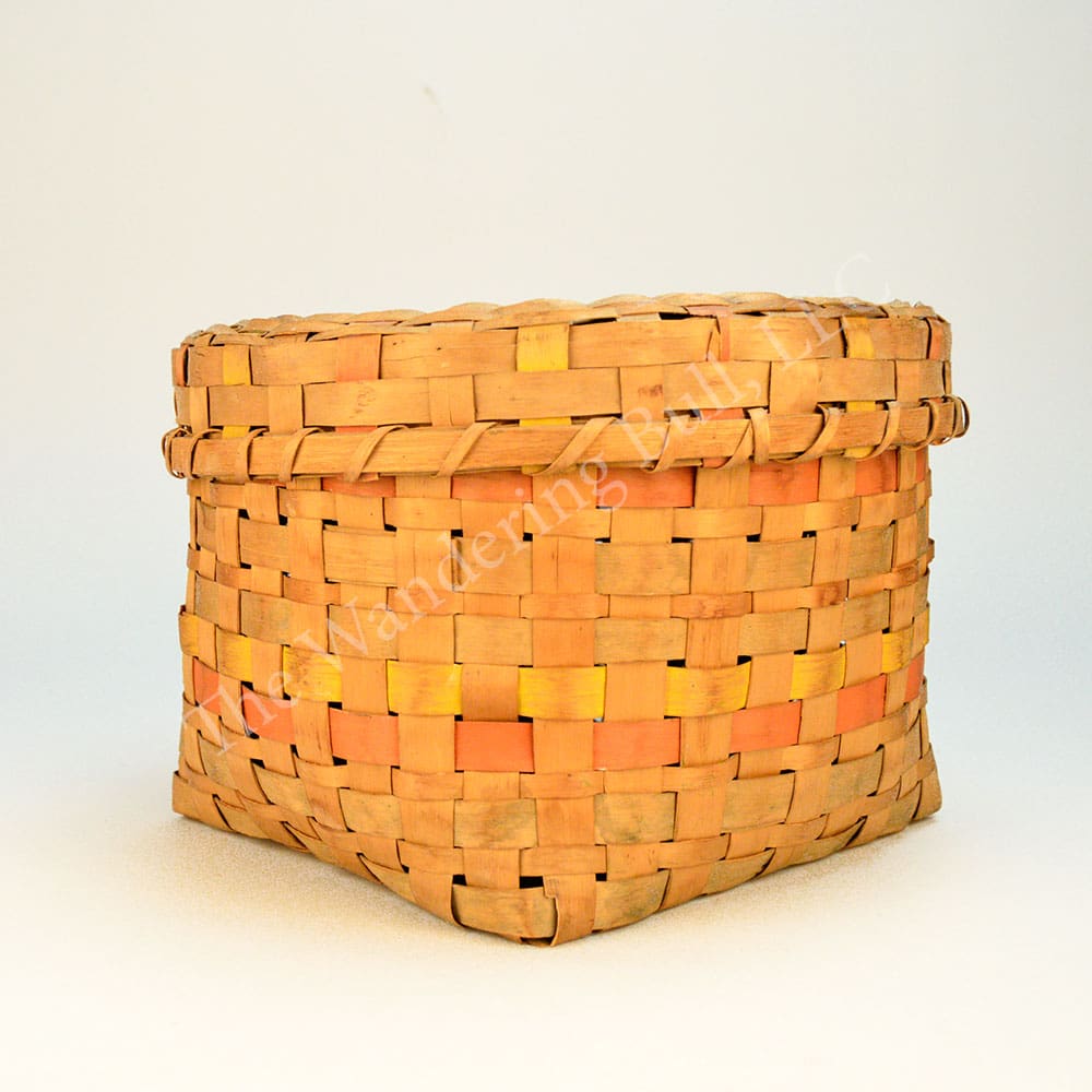 Basket – Red & Yellow Ash