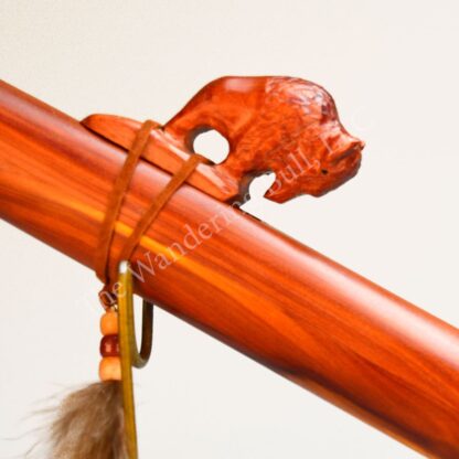 Cedar Flute Buffalo Effigy