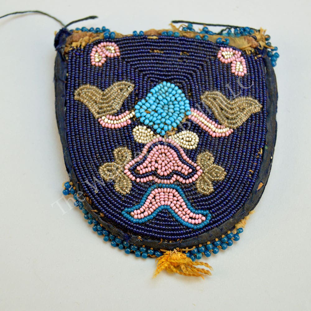 Antique Cree Beaded Bag