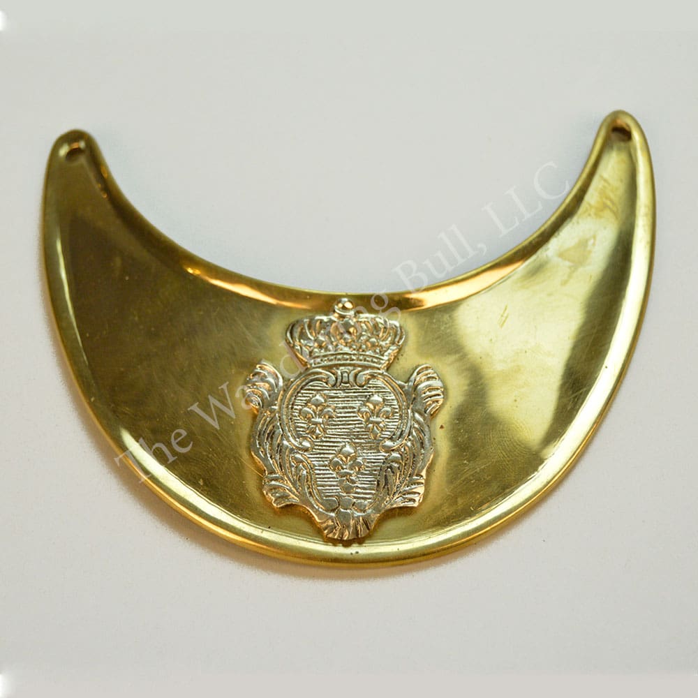 Gorget – Raised Coat of Arms