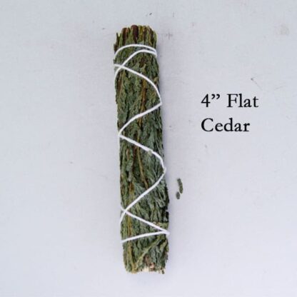 Smudge Sticks 4" Flat Cedar