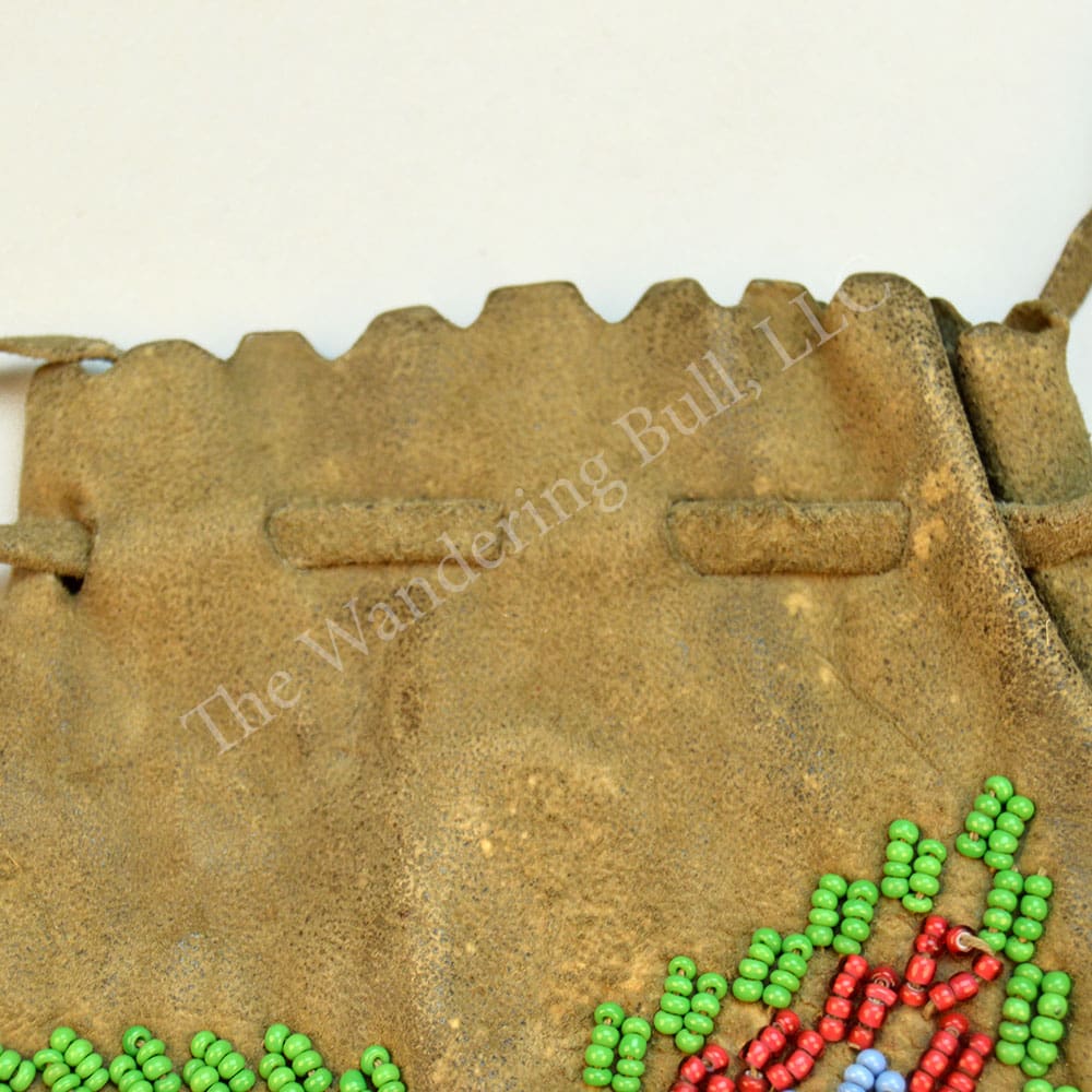 Antique Beaded Pouch