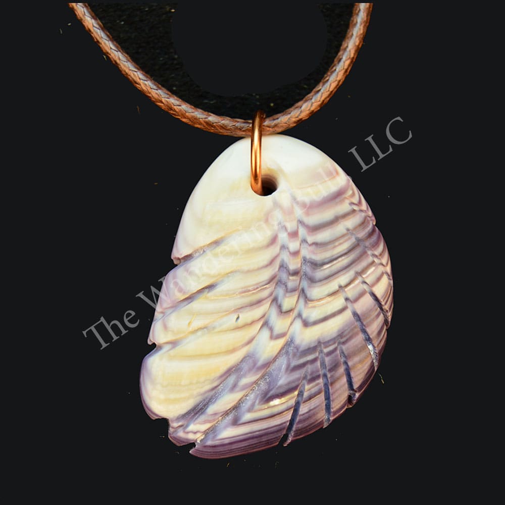 Necklace – Wampum Feather