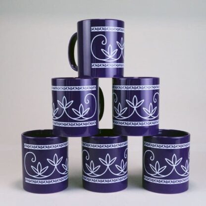 Mug - Double Curve Purple