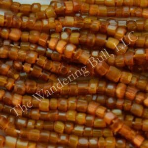 Antique 9/0 Tubular Brown Bead - Limited Quantities