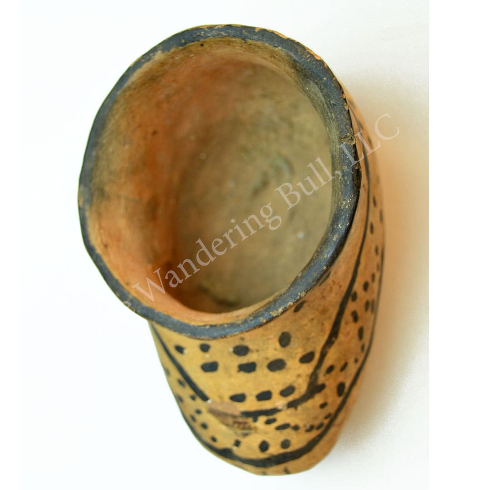 Pottery Antique Cochiti Clay Boot –