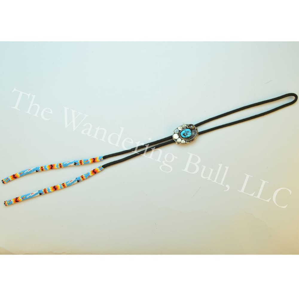 Bolo Tie Turquoise & Silver
