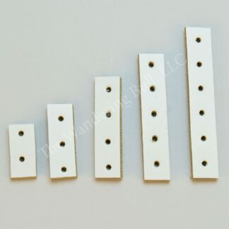 Choker Spacers White Leather