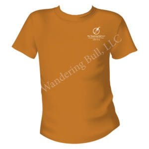 Tee Shirt Wandering Bull Logo