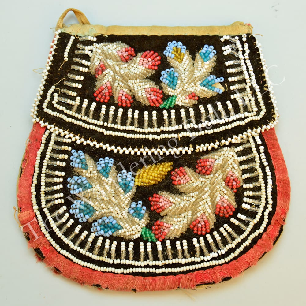 Iroquois Bag Floral Beadwork
