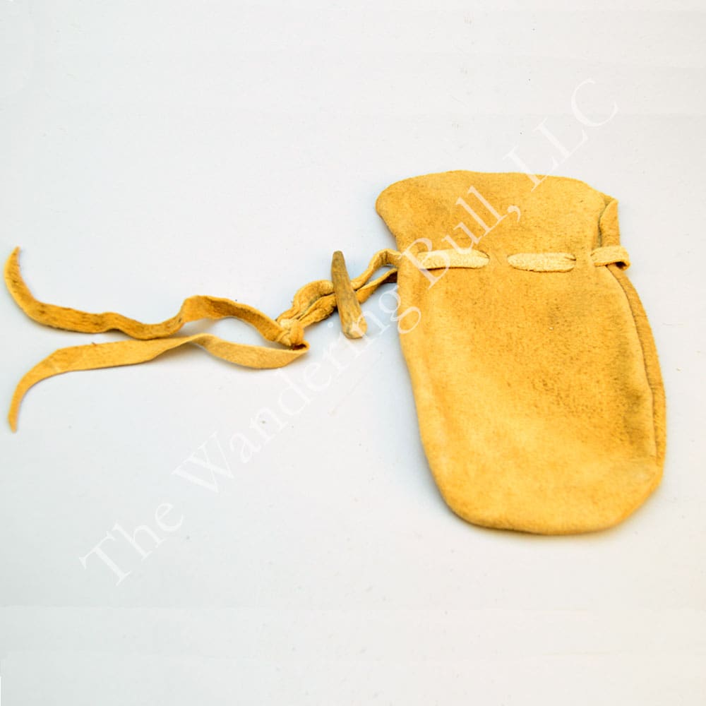 Pouch Imitation Braintanned Leather