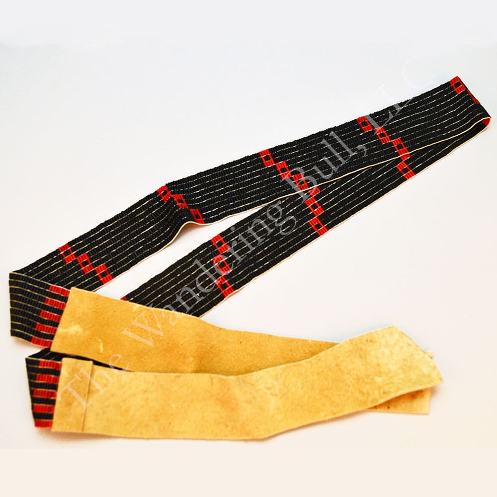 Wampum Belt Black & Red