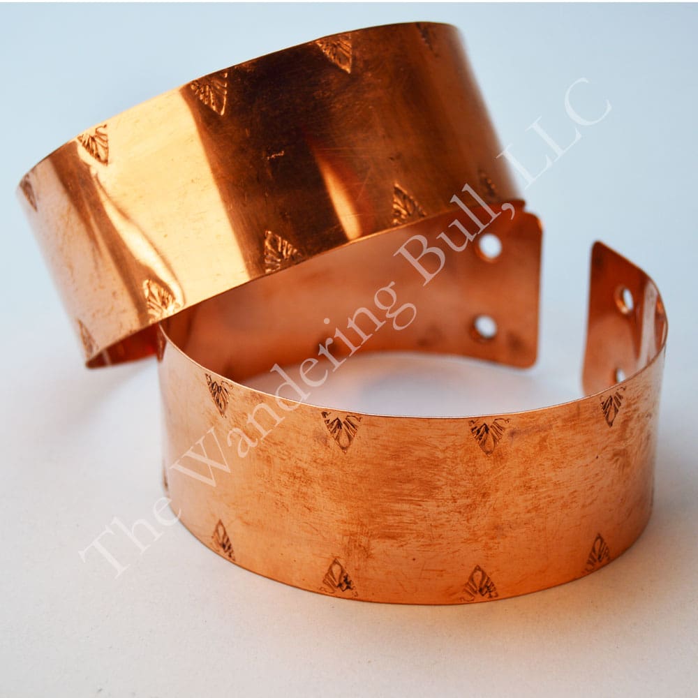 Armbands Copper Tree Stamped
