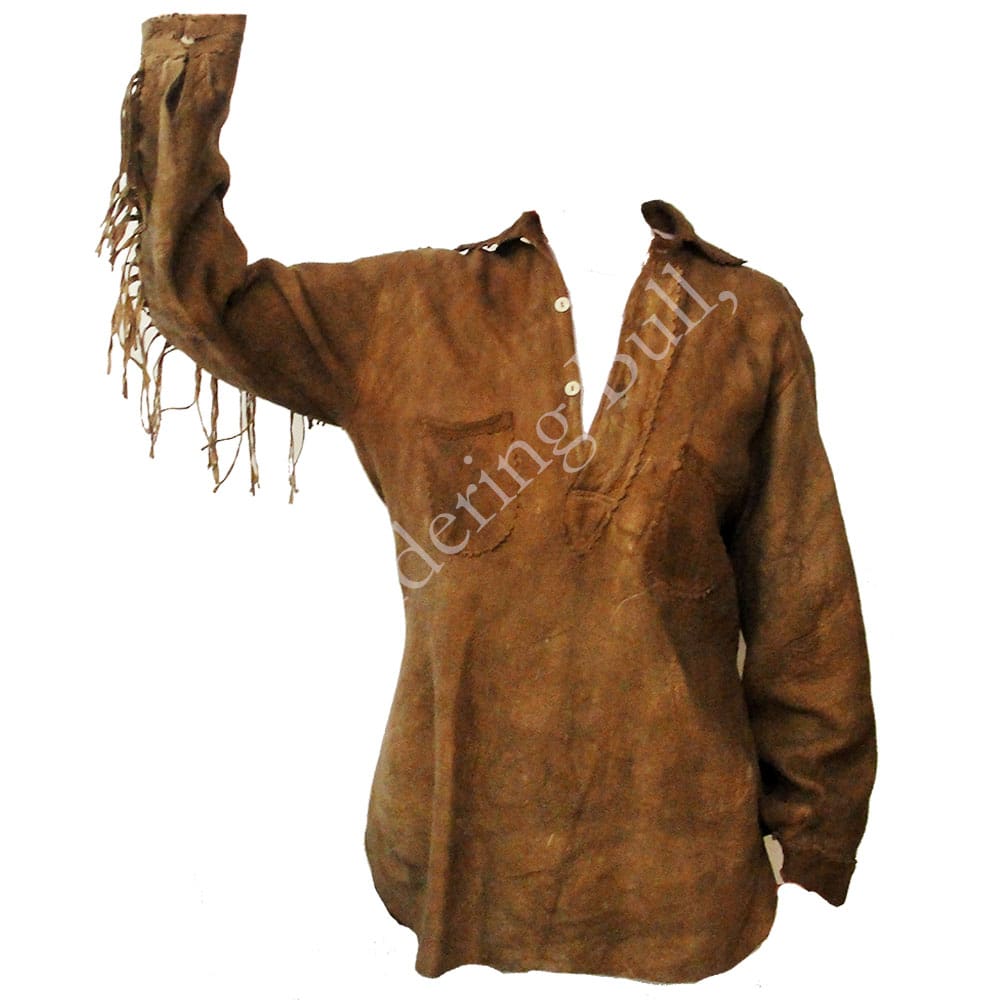 Shirt Antique Braintanned Deerskin Leather