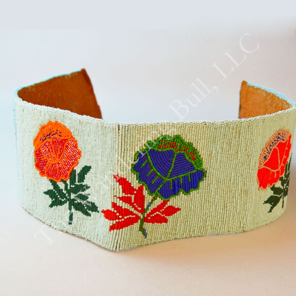 Belt Beaded Floral Plateau Style