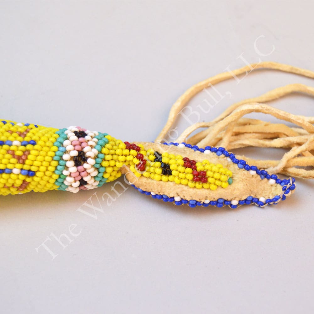Fan Child’s Wing with Peyote Stitch Handle
