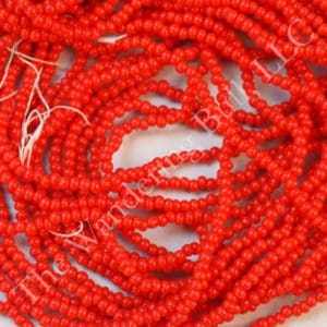 12/0 Italian Red Orange Seed Beads