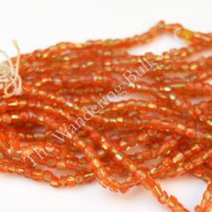 12/0 Gold Lined Trans Seed Bead