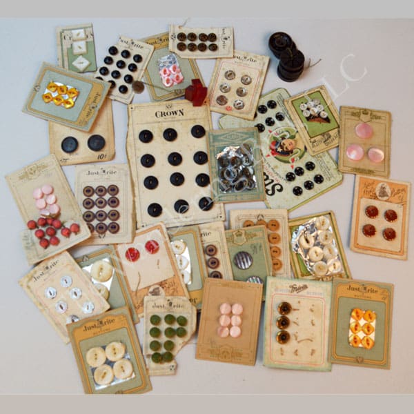 Antique Buttons Group Lot all
