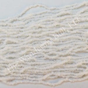 Antique 13/0 White Opal Seed Beads
