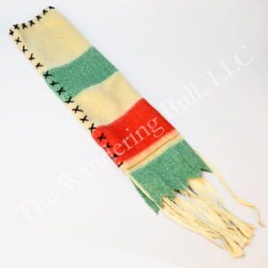 Pipe Bag Red Green Wool