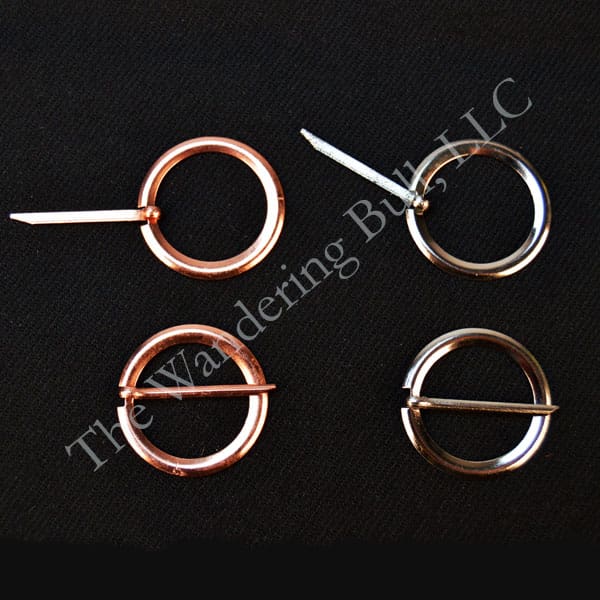 Brooches Ring Nickel & Copper