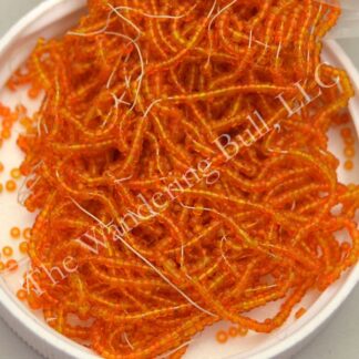 14/0 Trans Orange Italian Seed Beads