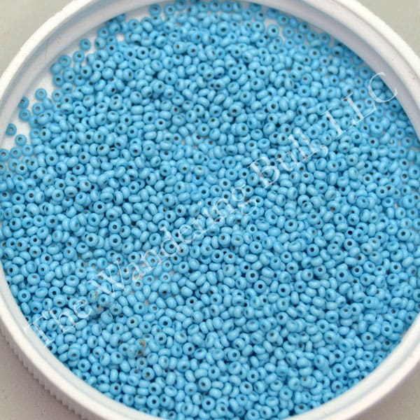 14/0 Light Blue Italian Seed Beads