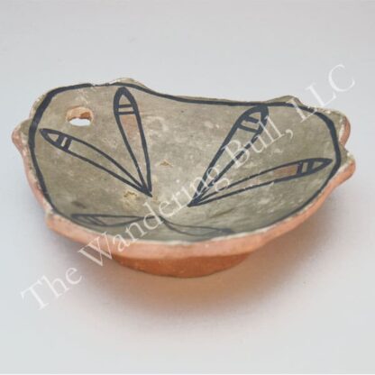 Pottery Antique Cochiti Dish side