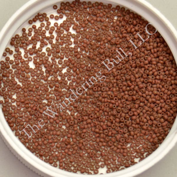 15/0 Brown Italian Seed Beads – Limited Quantities