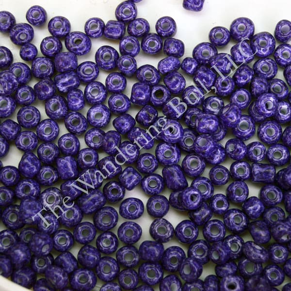 Pony Beads 5/0 Variegated Purple