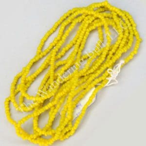 Seed Beads Greasy Yellow Mixed Sizes
