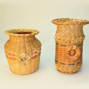 Basket Bottles Set of Two