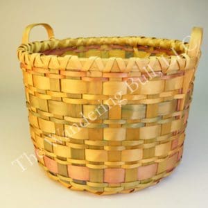 Basket Round Ash with Handles