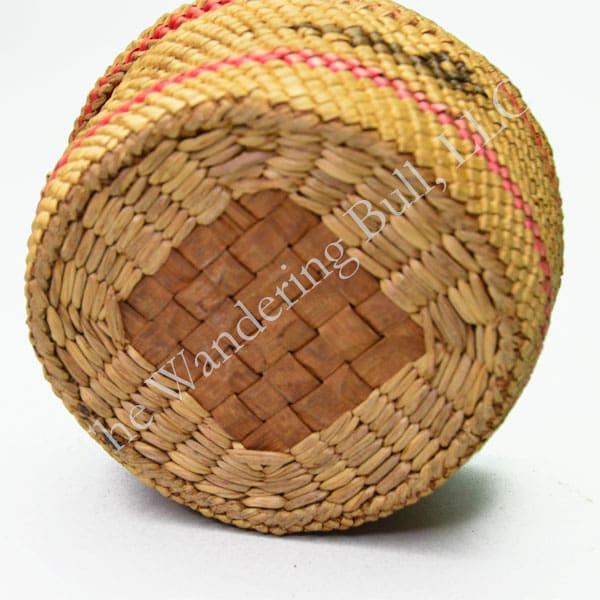 Basket Antique Lidded Makah